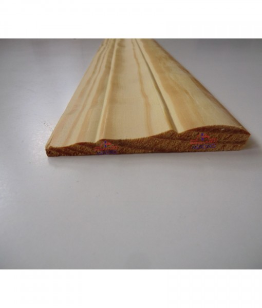 Tapajuntas con Moldura de Pino Macizo Sin Barnizar