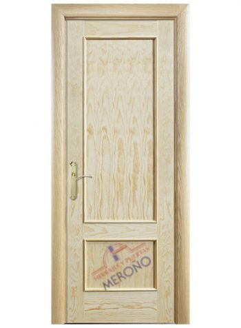 Puerta de Pino Sin Barnizar de Interior Mod. 2 Cuadros