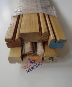 Kit Revestimiento para Puerta Corredera Roble Barnizado