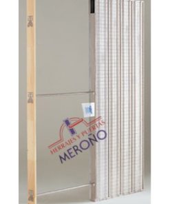 Armazón metálico extensible para puerta corredera empotrada en pared de pladur