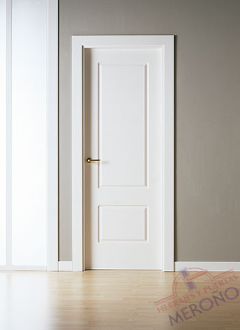 Puertas Lacadas Blancas de Interiores Mod. 6 Rayas
