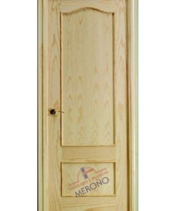 Puerta de interior en madera de pino sin barnizar modelo 412 ciega