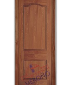 Puerta de interior en madera de sapely barnizada modelo 412 ciega
