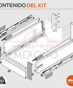 Cacerolero Mueble Fregadero Cocina 30 kg Tandembox Antaro D