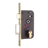 Cerradura de embutir para puerta de paso con picaporte y palanca con cilindro de pera AZBE modelo 600