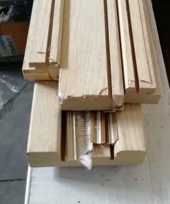 Kit de Revestimiento para Puerta Corredera en Roble DM Barnizado