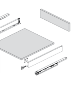 Alternative view of Kit Cajón Vision Top Slim Box - altura 89 mm - Amortiguación